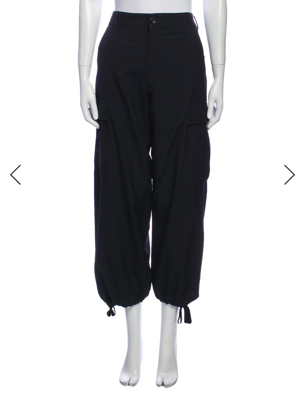 Comme Des Garçons Black Cargo Pants